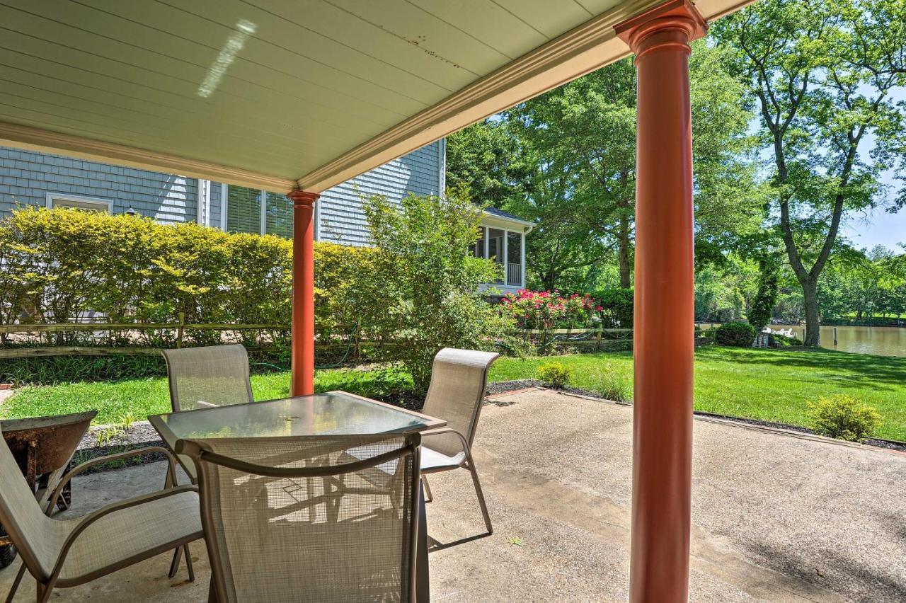 Waterfront Annapolis Home Fire Pit And Fishing Pier المظهر الخارجي الصورة