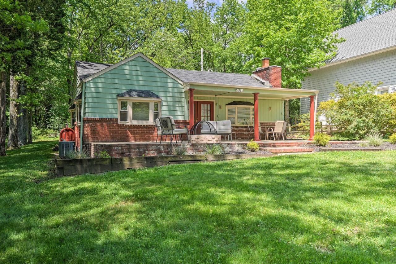 Waterfront Annapolis Home Fire Pit And Fishing Pier المظهر الخارجي الصورة